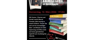 Event-Image for 'Krimilesung mit Marcel Huwyler'