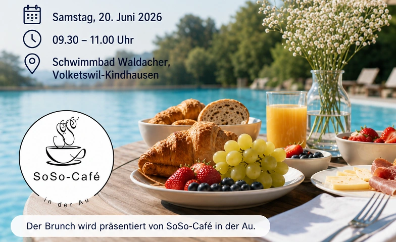 Event-Image for 'Brunch - Er&ouml;ffnungsfest Badi Waldacher Volketswil-Kindhausen'