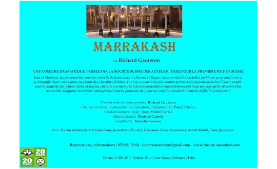 Logo de sponsoring de l'événement Spectacle théâtre  MARRAKASH