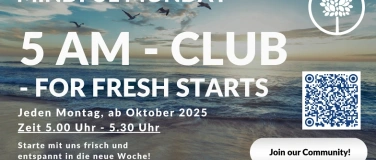 Event-Image for 'Mindful Monday - 5am Club: For Fresh Starts'