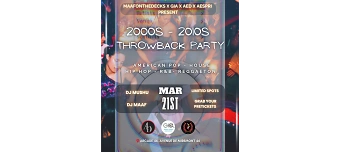 Event organiser of Throwback Party - 2000s-2010s