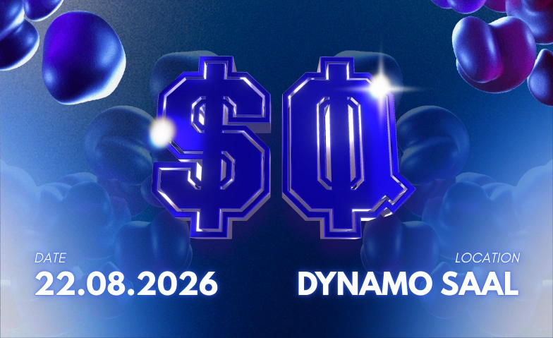 SIDEQUEST - 22.08.2026 - 16+ Party DYNAMO SAAL, Wasserwerkstrasse 21, 8006 Z&uuml;rich Tickets
