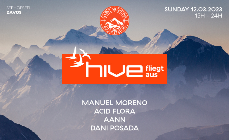 Secret Mountain : Hive fliegt aus (Sunday) Secret Mountain, Promenade 154, 7260 Davos Tickets