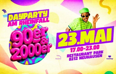 Event-Image for 'DAYPARTY AM RHEINFALL - XXL"90er & 2000er!" SA 23. MAI'
