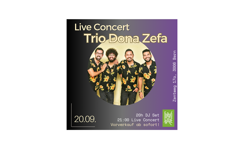 Trio Dona Zefa Luna Negra, Zentweg 17a, 3006 Bern Tickets