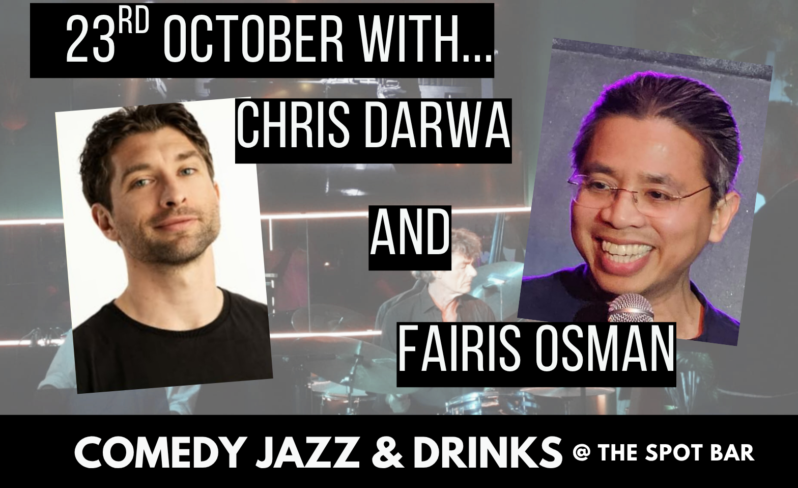 Event-Image for 'Comedy, Jazz & Drinks'