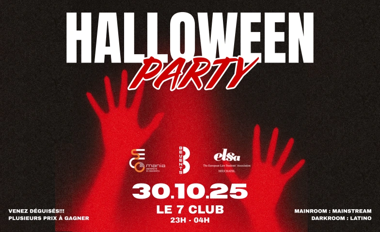 HALLOWEEN PARTY LE 7 CLUB, Rue des Terreaux 7, 2000 Neuchâtel Tickets