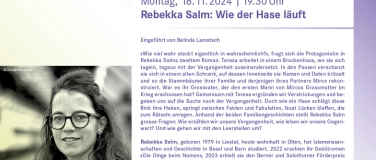 Event-Image for 'Rebekka Salm - Wie der Hase läuft'