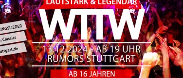 Event-Image for 'WTTW (ab 16 Jahren) - Lautstark & Legendär'