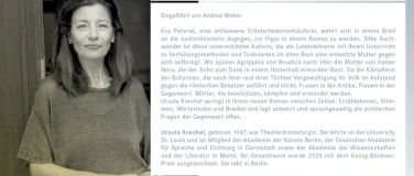 Event-Image for 'Ursula Krechel: Sehr geehrte Frau Ministerin'