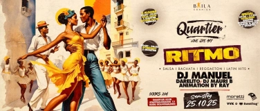 Event-Image for 'RITMO de «Baila-Conmigo» / SA 25. OKT @ QUARTIER Klub'