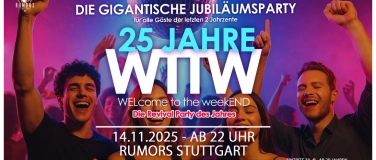Event-Image for 'WTTW (ab 20 Jahren - Revival)- Jubiläumsparty: 25 Jahre WTTW'