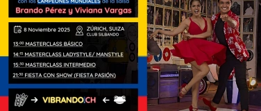 Event-Image for 'Salsa Caleña Masterclass mit Brando Pérez & Vivíana Vargas'