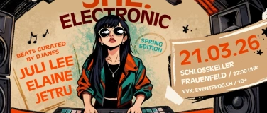 Event-Image for 'SHE ELECTRONIC &ndash; Spring Edition w/ Juli Lee, Elaine & Jetru'