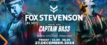 Event-Image for 'DRUMNBASEL with FOX STEVENSON (UK) & CAPTAIN BASS (BE)'