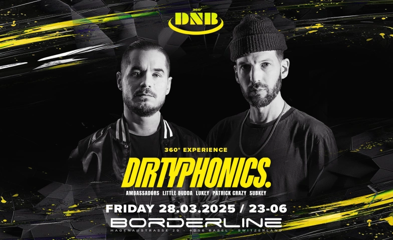 DRUMNBASEL 360 w/ DIRTYPHONICS Stahlwerk, Hagenaustrasse 29, 4056 Bâle Billets