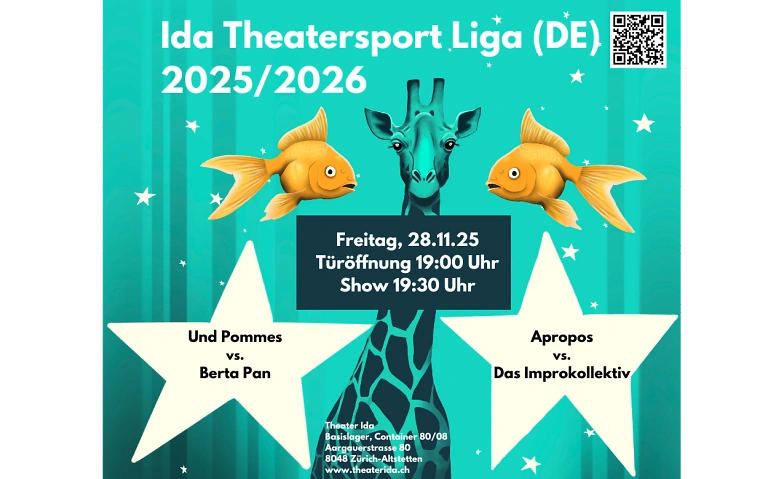 Ida Theatersport Liga 28.11.2025, DE Tickets