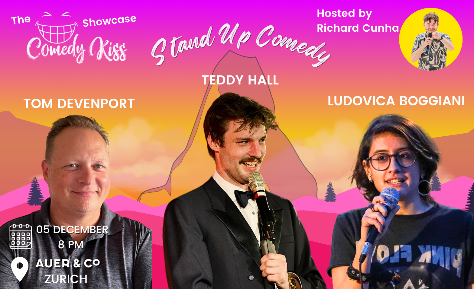 Comedy Kiss Showcase Tickets