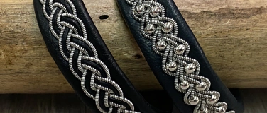 Event-Image for 'Saami-Armband mit Leder, Zinndraht und versilberten Perlen'