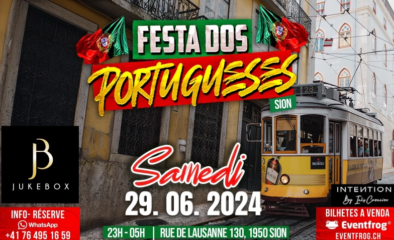 Festa Dos Portugueses@JUKEBOX SION Rue de Lausanne 130, Rue de Lausanne 130, 1950 Sion Billets