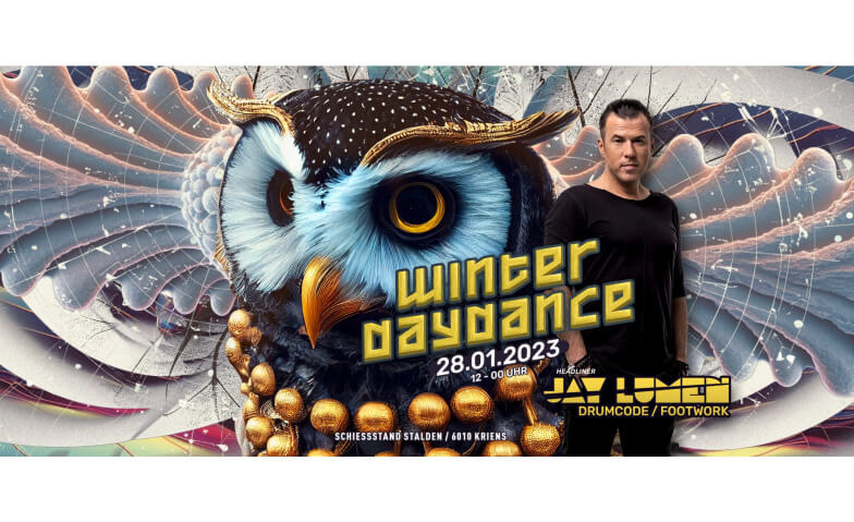 10 Years WinterDaydance w/ Jay Lumen (Drumcode) Schiessstand Stalden, Hergiswaldstrasse 1, 6012 Kriens Tickets