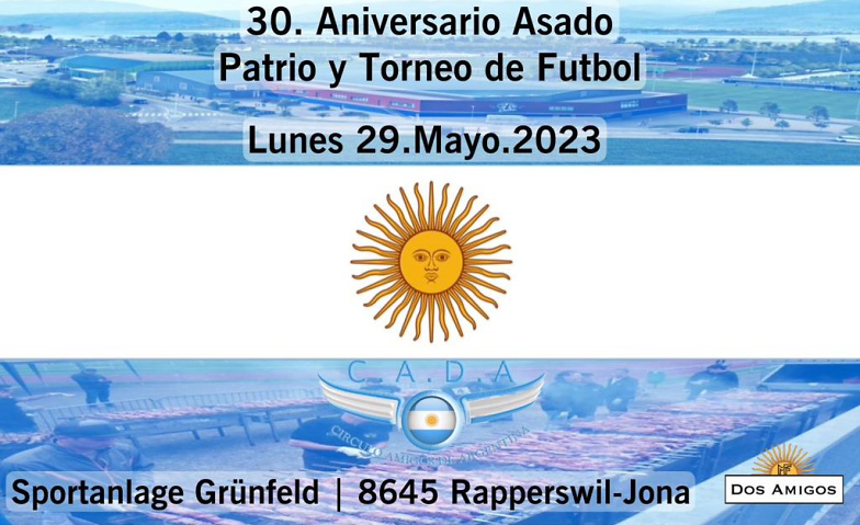 Argentinisches Grillfest / Asado Patrio C.A.D.A, Grünfeldstrasse 8, 8645 Rapperswil-Jona Tickets