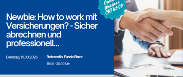 Event-Image for 'Newbie: How to work mit Versicherungen? - Sicher abrechnen'