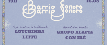 Event-Image for 'Barrio Sonoro: Lutchinha Leite Quartet, Grupo Alafia con Ir&eacute;'