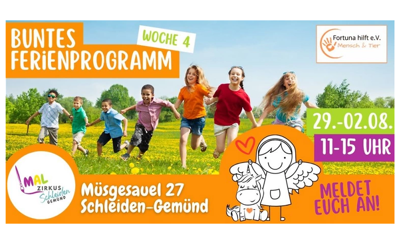 Buntes Ferienprogramm Woche 4 ${singleEventLocation} Billets