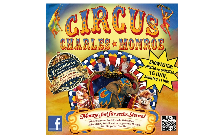 Event-Image for 'Circus Charles Monroe in K&ouml;ln-S&uuml;lz!'