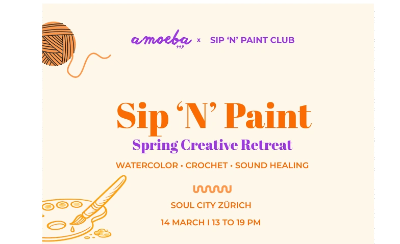 Sip 'N' Paint Club - Creative Retreat