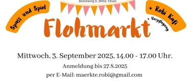 Event-Image for 'Flohmarkt auf dem Robinsonspielplatz - Thun'