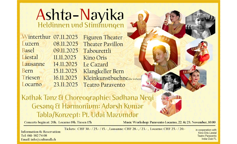 Ashta Nayika - Heroines and Emotions Tickets