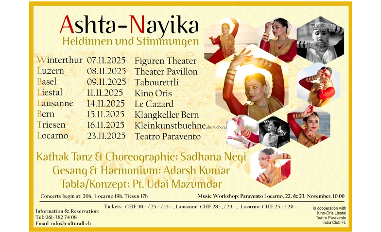 Ashta Nayika - Heroines and Emotions Tickets
