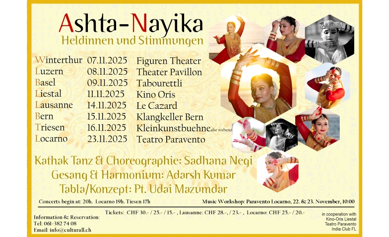 Ashta Nayika - Heroines and Emotions Tickets