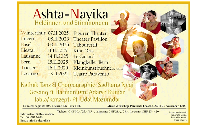 Ashta Nayika - Heroines and Emotions Tickets