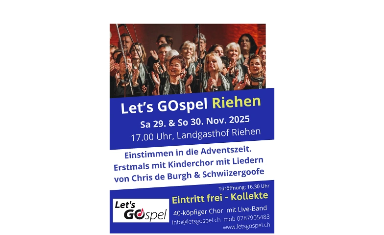 Event-Image for 'Let‘s GOspel Riehen'