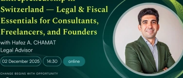 Event-Image for 'Entrepreneurship in Switzerland—Legal & Fiscal Essentials'