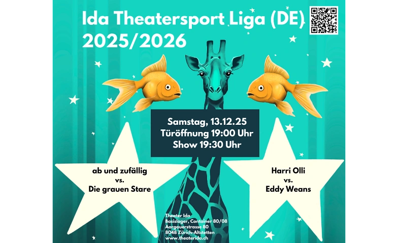 Ida Theatersport Liga 13.12.2025, DE Billets