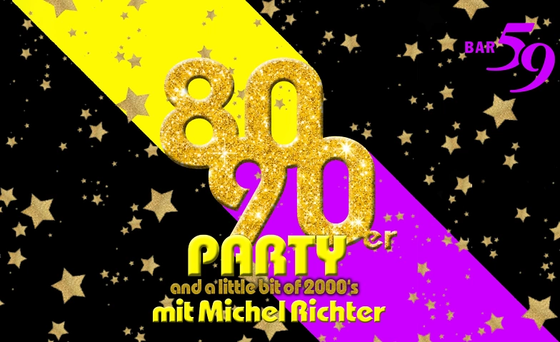 B59 80's &amp; 90's Party w/ Michel Richter ${singleEventLocation} Billets