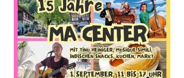 Event-Image for 'Feier zum 15-jährigen Bestehen des MA Centers'