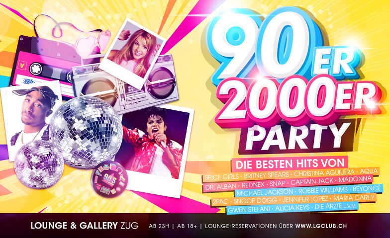 90er & 2000er Party Lounge & Gallery Zug, Dammstrasse 25, 6300 Zug Tickets
