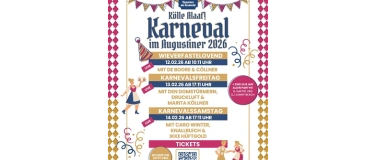Event-Image for 'Karnevalssamstag 2026 im Augustiner am Heumarkt'