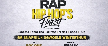 Event-Image for 'Rap Hip Hop S Finest Sa18April SGwoelb'