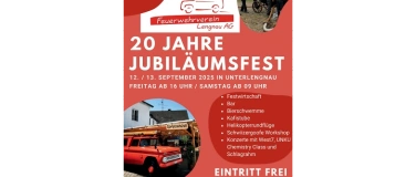 Event-Image for 'Jubiläumsfest, 20 Jahre Feuerwehrverein Lengnau'