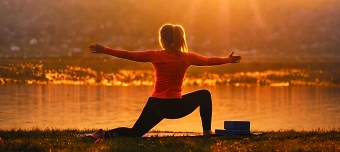 Event organiser of Mid-Summer Sunrise Pilates at the Lake in St&auml;fa