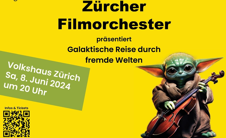 Filmmusik mit dem Zürcher Filmorchester Volkshaus Zürich, Stauffacherstrasse 60, 8004 Zürich Billets