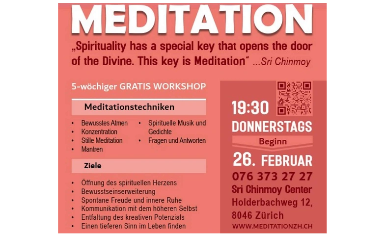 Event-Image for 'Meditation &ndash; 5-w&ouml;chiger Gratis-Workshop'