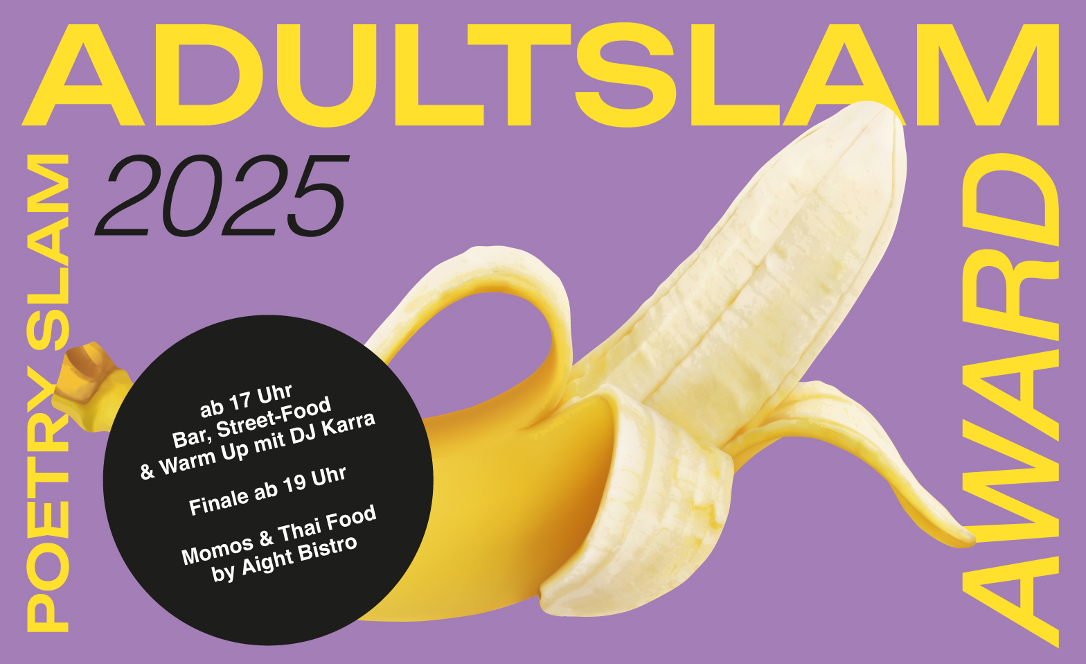 ADULT SLAM Award 2025 - Das Poetry Slam Finale im NOVA. NOVA.Theater, Pfäffikon Tickets