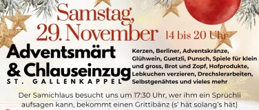 Event-Image for 'Adventsmärt und Samichlauseinzug'